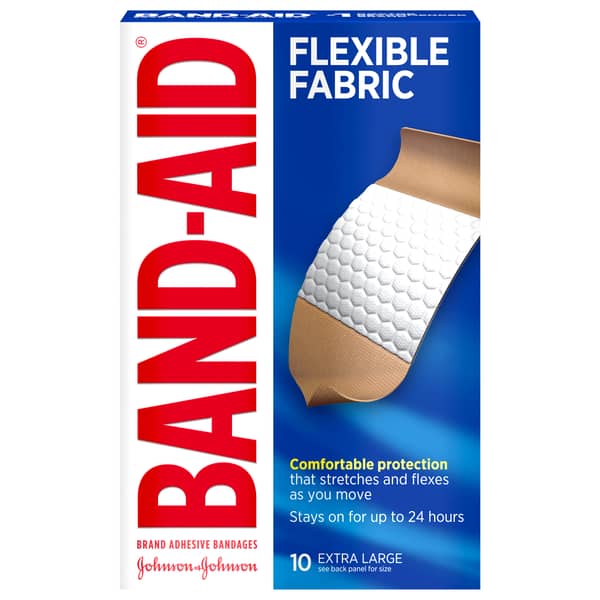 Band-Aid Flexible Fabric Adhesive Bandages (100 ct)