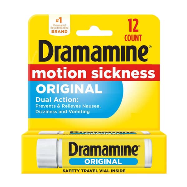 Dramamine Original Dual Action 50 mg Motion Sickness Relief Tablets