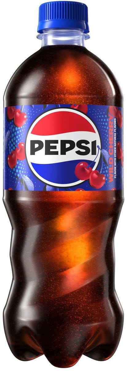 Pepsi Wild Cherry Flavor Soda Bottle