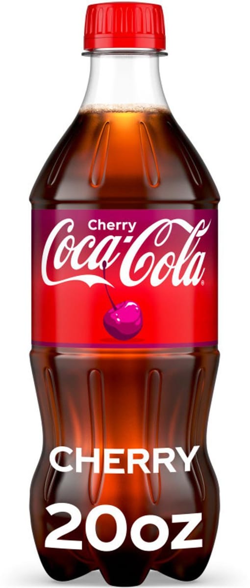 Cherry Coke Soda Bottle