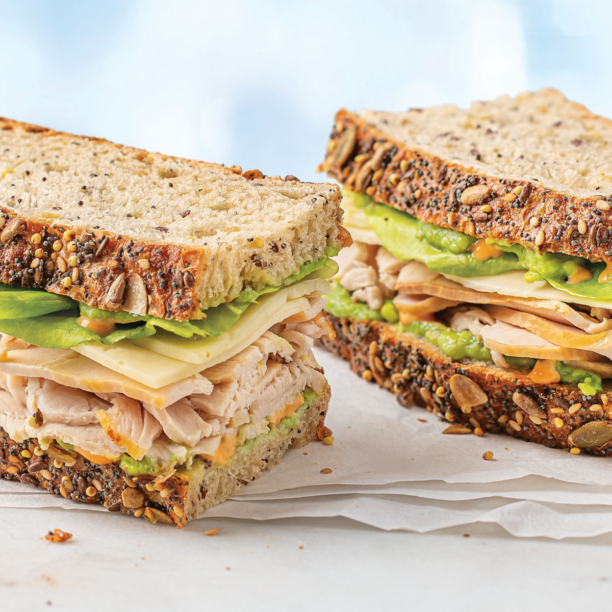 Spicy Turkey & Avocado Sandwich