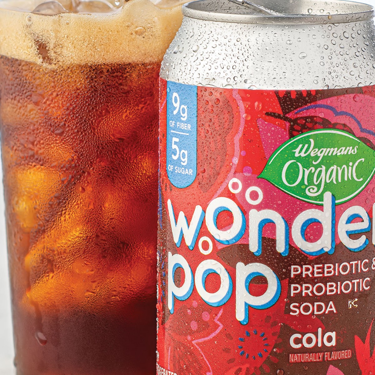 Wegmans Organic Wonder Pop Probiotic Drink Cola
